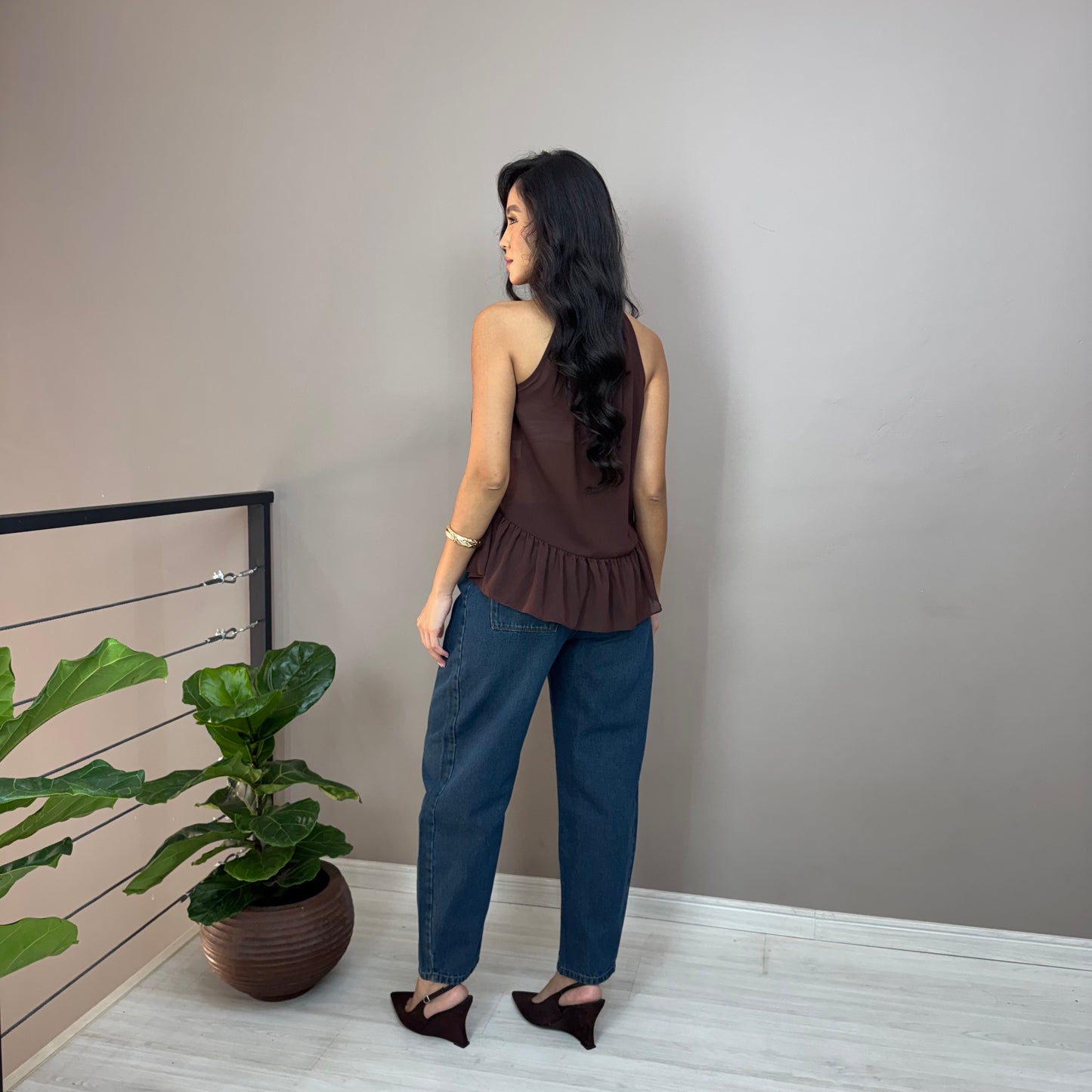 Calça Jeans Barrel