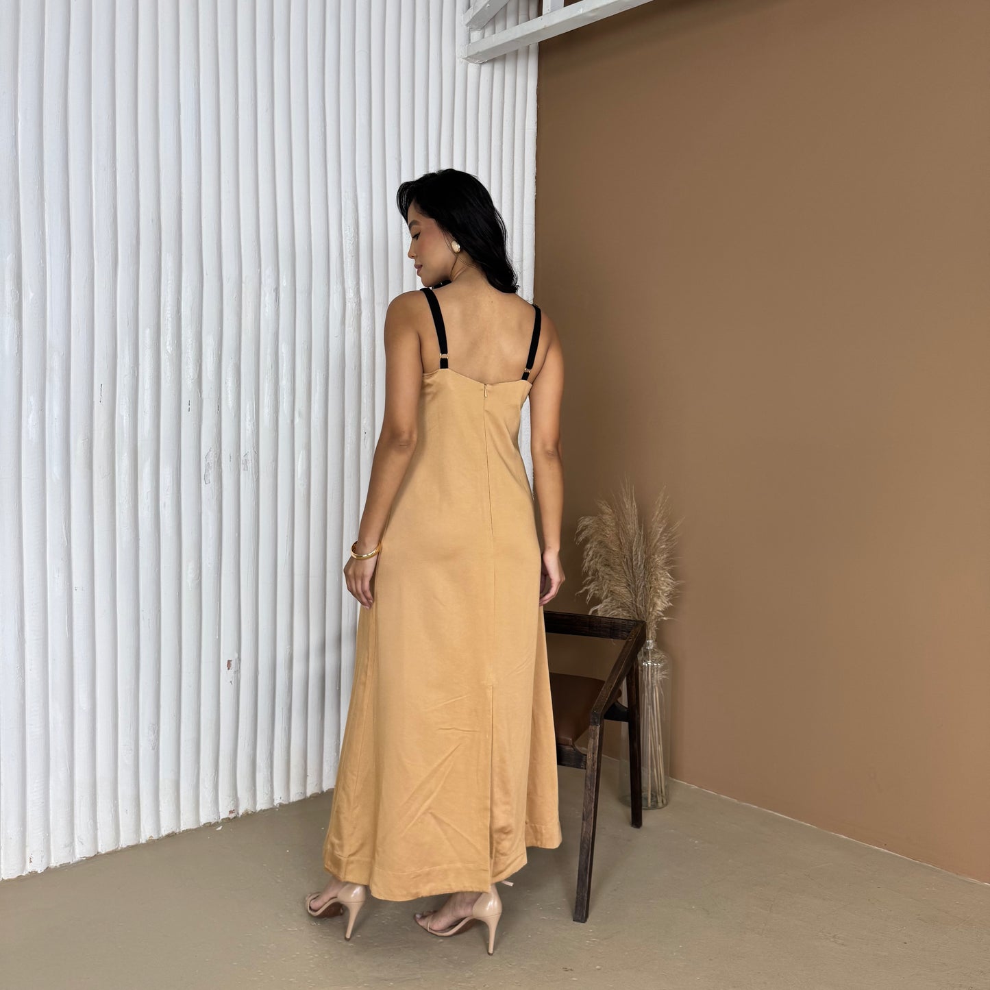 Vestido Longo Bicolor