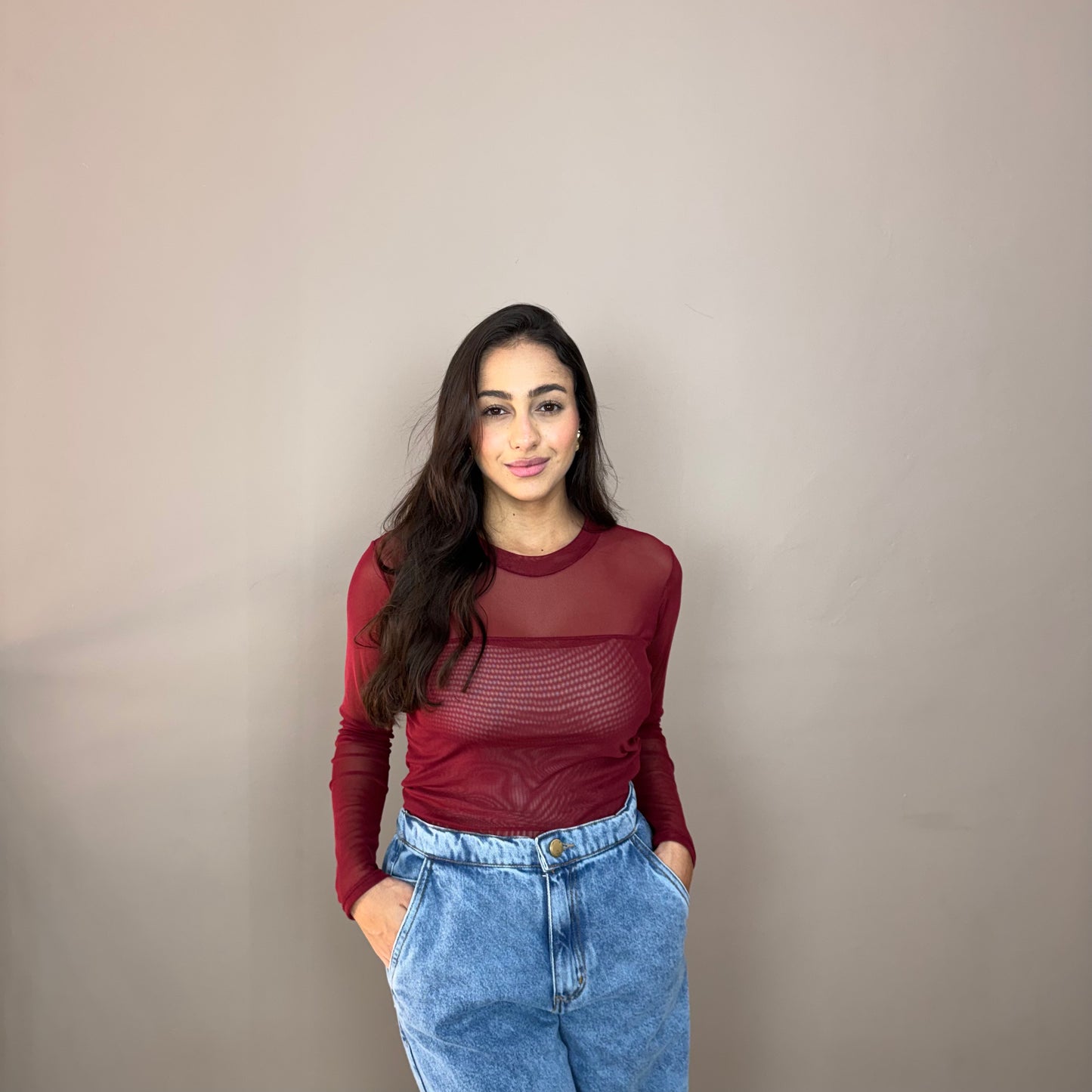 Blusa Tule Georgia