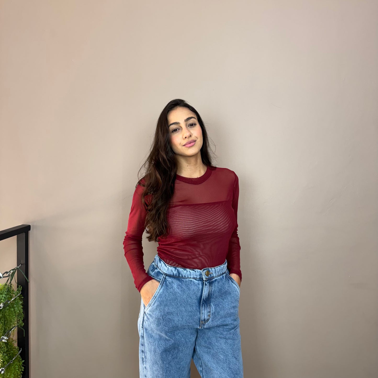 Blusa Tule Georgia